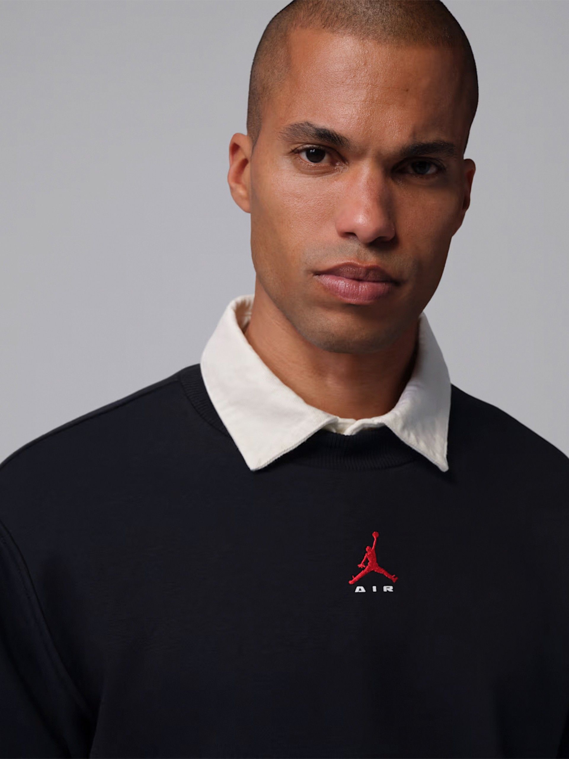 Camisola Nike Jordan Brooklyn Crewneck Preta Para Homem