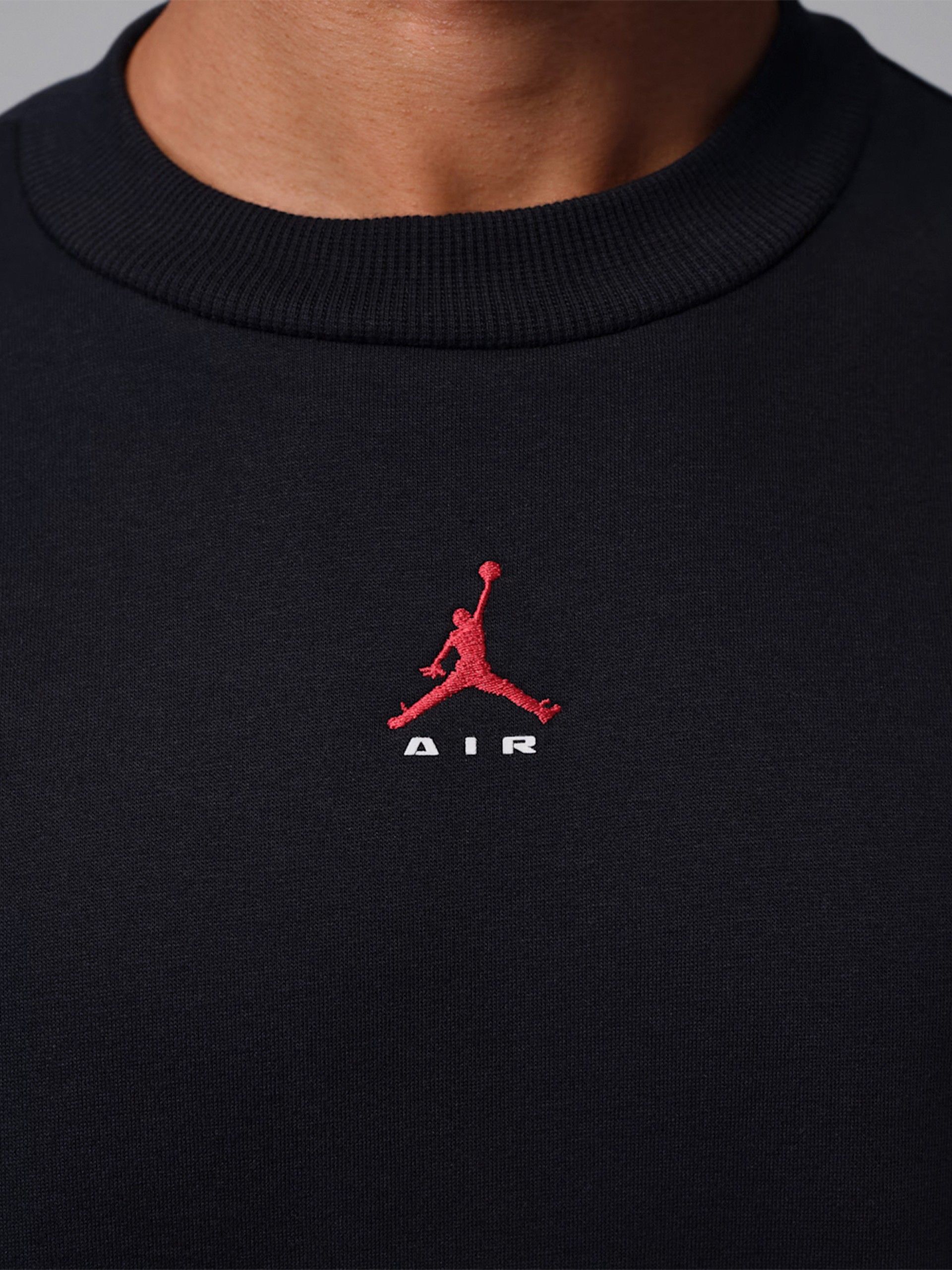 Camisola Nike Jordan Brooklyn Crewneck Preta Para Homem