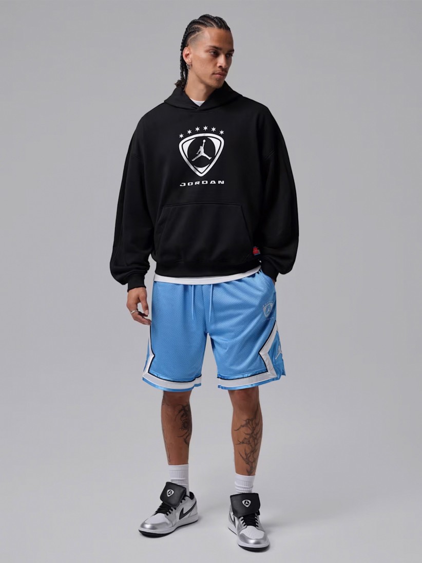 Camisola com Capuz Nike Jordan Brooklyn Oversized Preta Para Homem Camisola com Capuz Nike Jordan Brooklyn Oversized Preta Para Homem