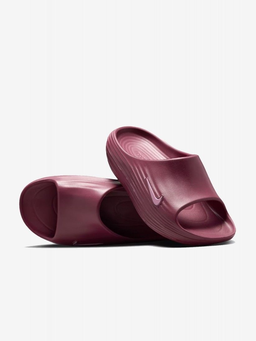 Chanclas Nike ReactX Rejuven8 Burdeos Para Mujer Chanclas Nike ReactX Rejuven8 Burdeos Para Mujer