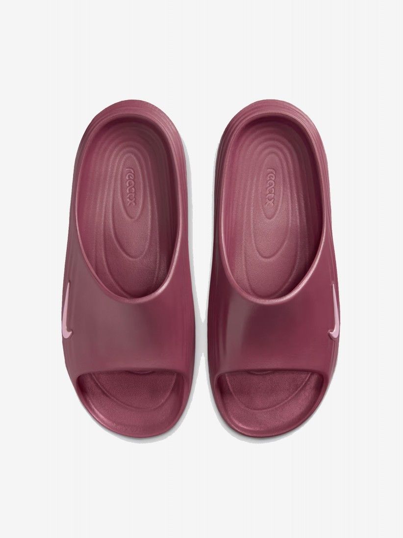 Chanclas Nike ReactX Rejuven8 Burdeos Para Mujer Chanclas Nike ReactX Rejuven8 Burdeos Para Mujer