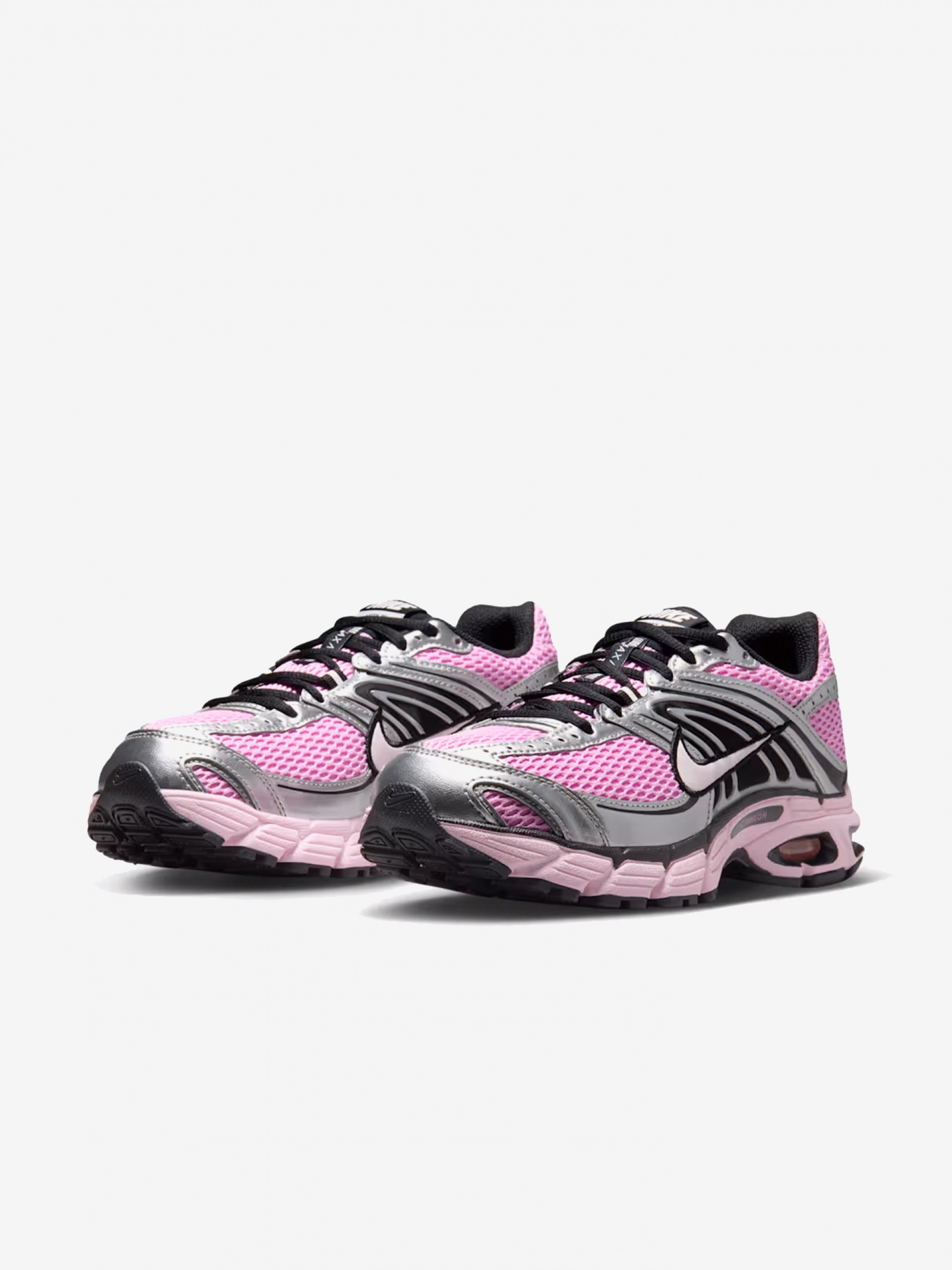 Zapatillas Nike Air Max Moto 2K Rosa y Plateadas Para Mujer