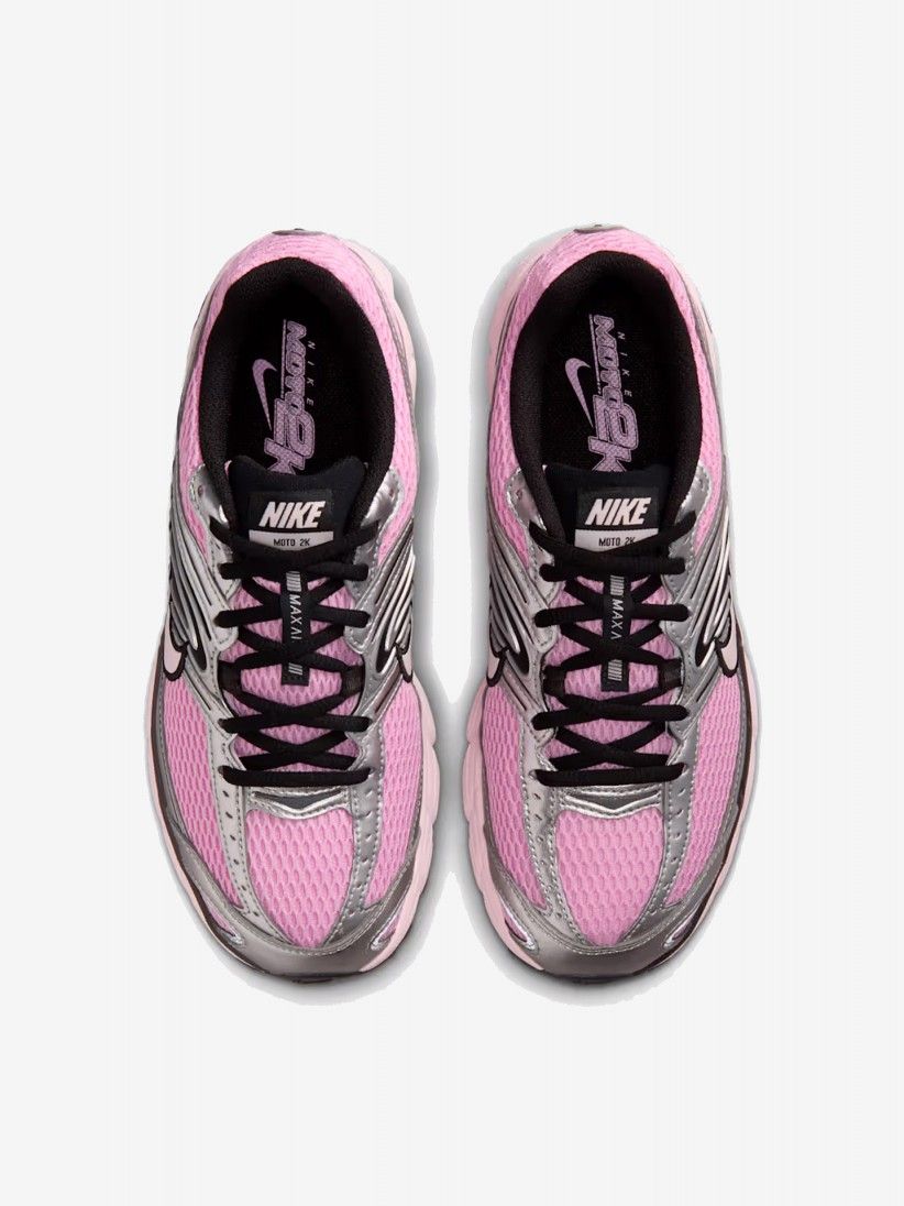 Sapatilhas Nike Air Max Moto 2K Rosa e Prateadas Para Mulher
