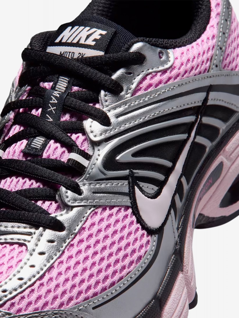 Sapatilhas Nike Air Max Moto 2K Rosa e Prateadas Para Mulher