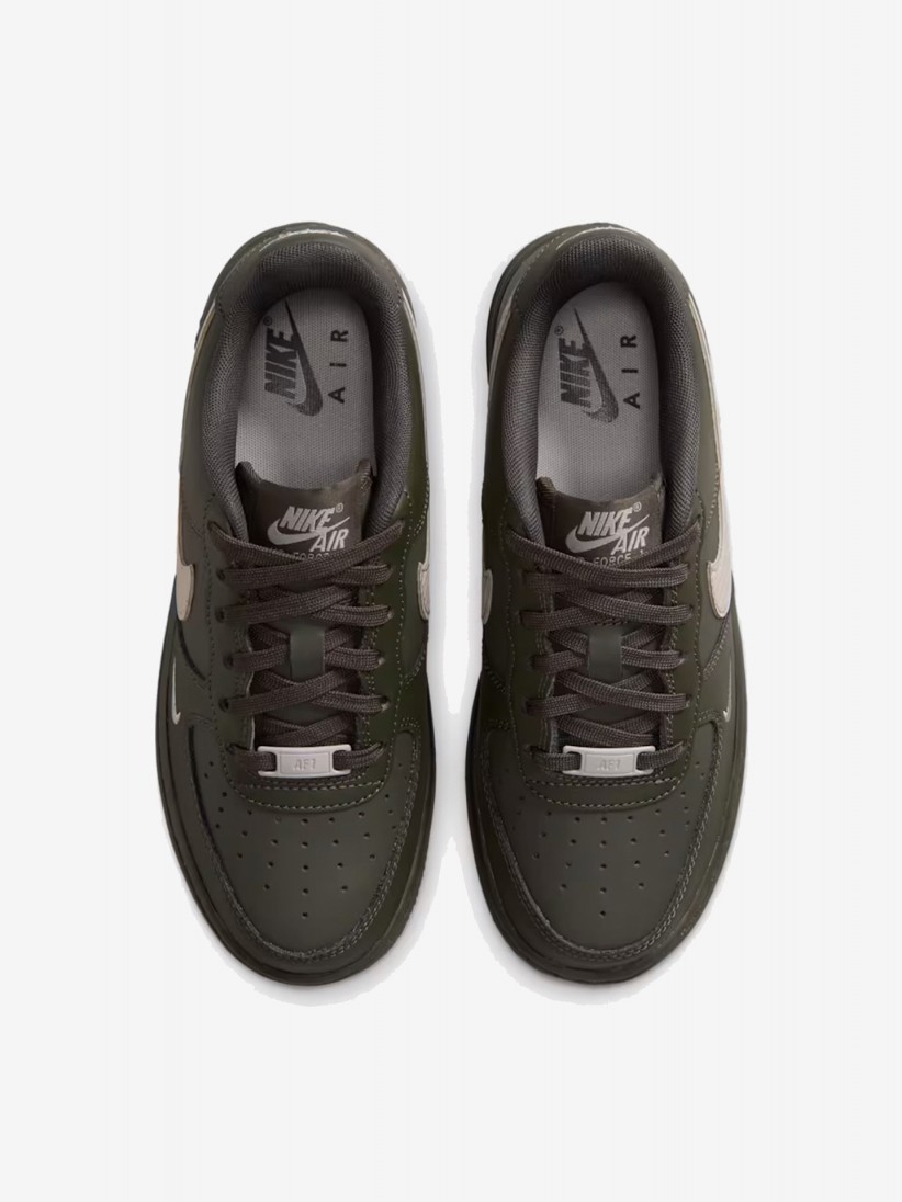 Nike Air Force 1 07 Grey Sneakers For Men
