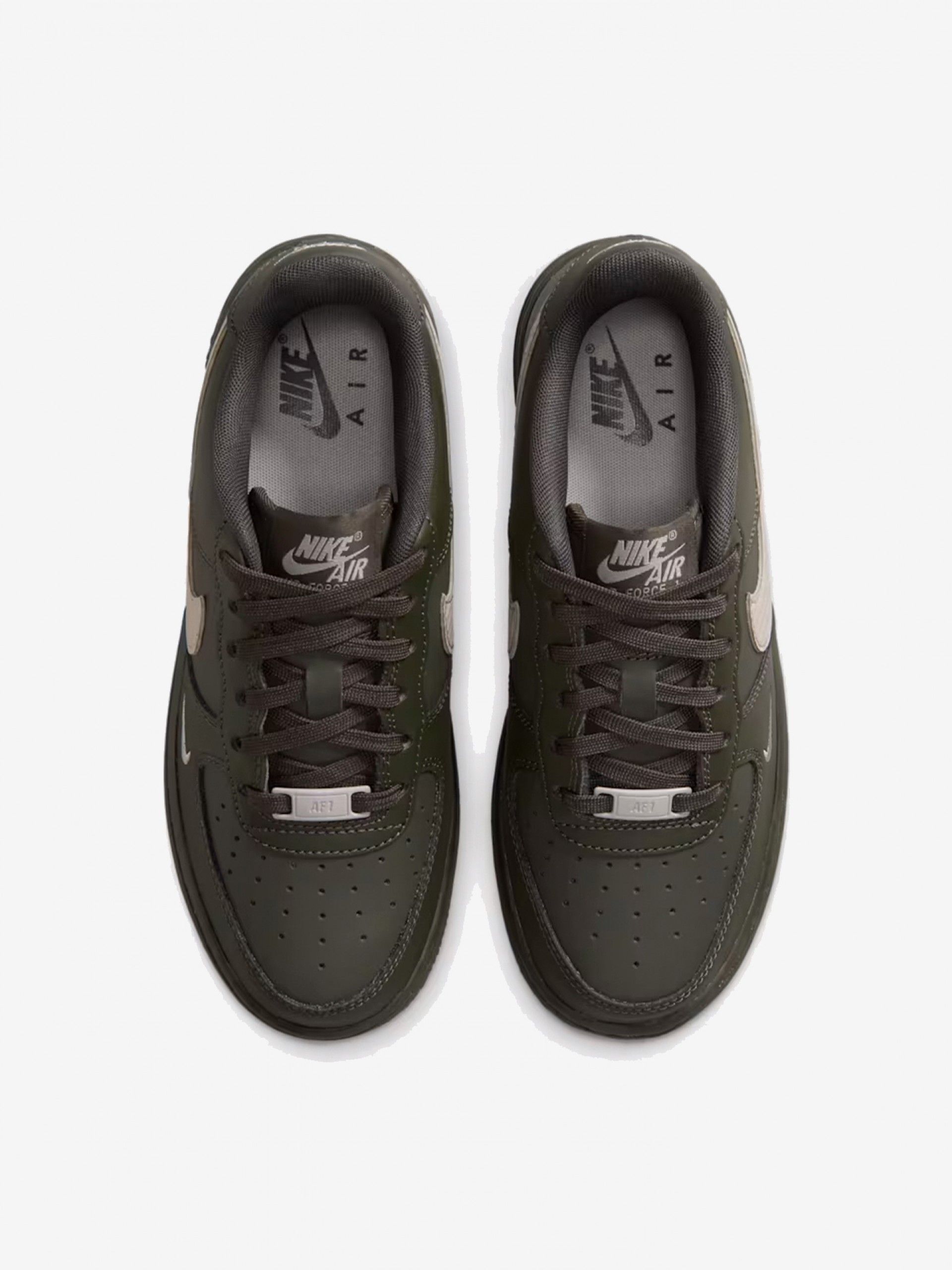 Nike Air Force 1 07 Grey Sneakers For Men