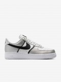 Nike Air Force 1 07 LV8 Silver and White Sneakers For Men Nike Air Force 1 07 LV8 Silver and White Sneakers For Men