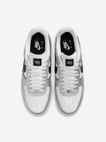 Nike Air Force 1 07 LV8 Silver and White Sneakers For Men Nike Air Force 1 07 LV8 Silver and White Sneakers For Men
