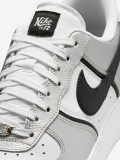 Nike Air Force 1 07 LV8 Silver and White Sneakers For Men Nike Air Force 1 07 LV8 Silver and White Sneakers For Men