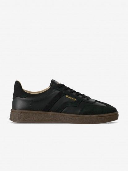Gant Cuzima Black Leather and Suede Sneakers For Women