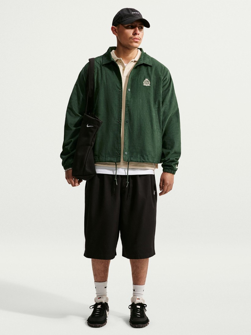 Casaco Nike Club Coaches De Bombazina Verde Para Homem