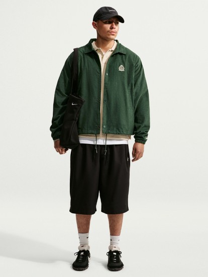 Nike Club Coaches Corduroy Green Jacket For Men