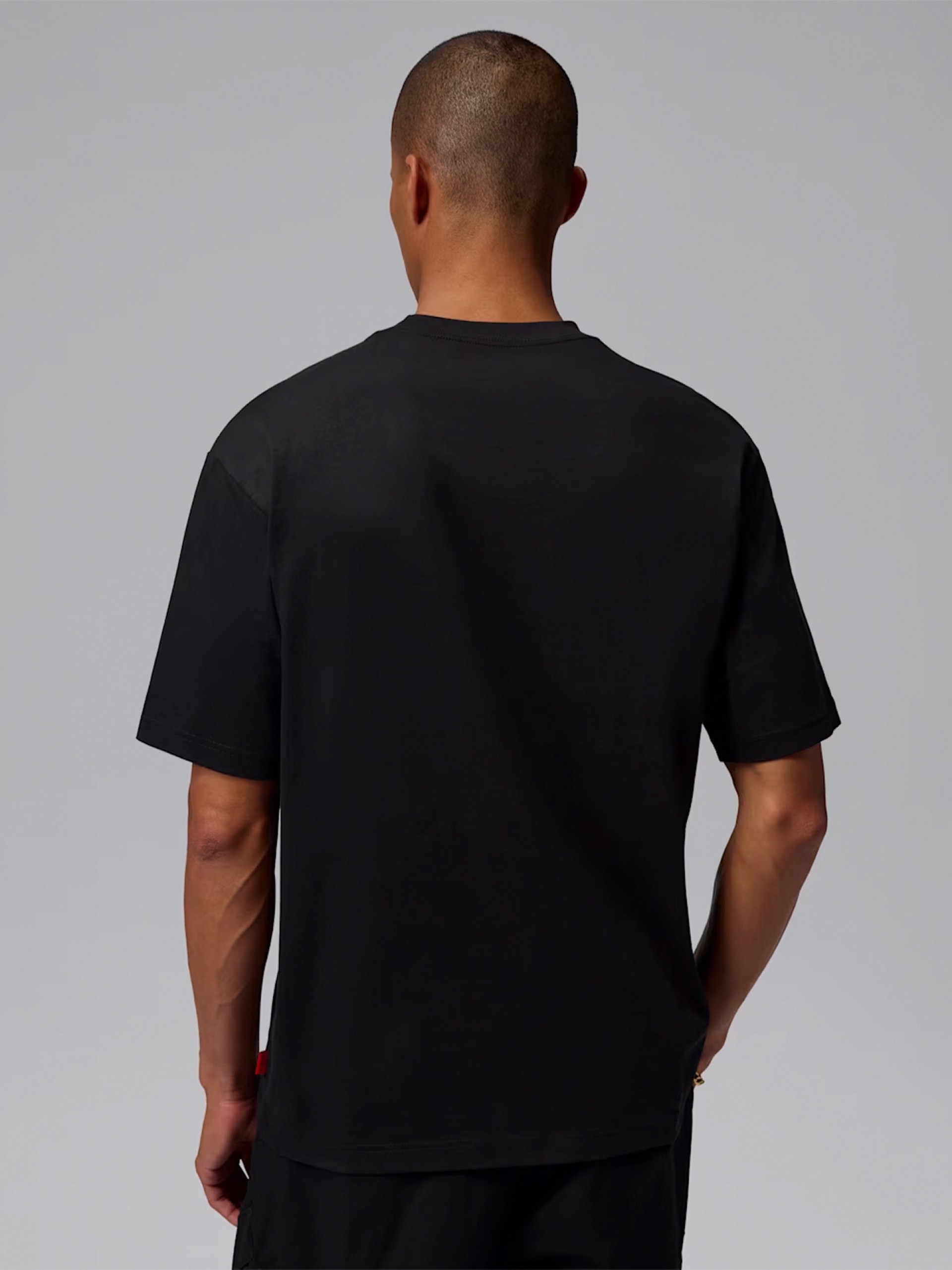 Nike Jordan Brooklyn Black and Red T-shirt For Men