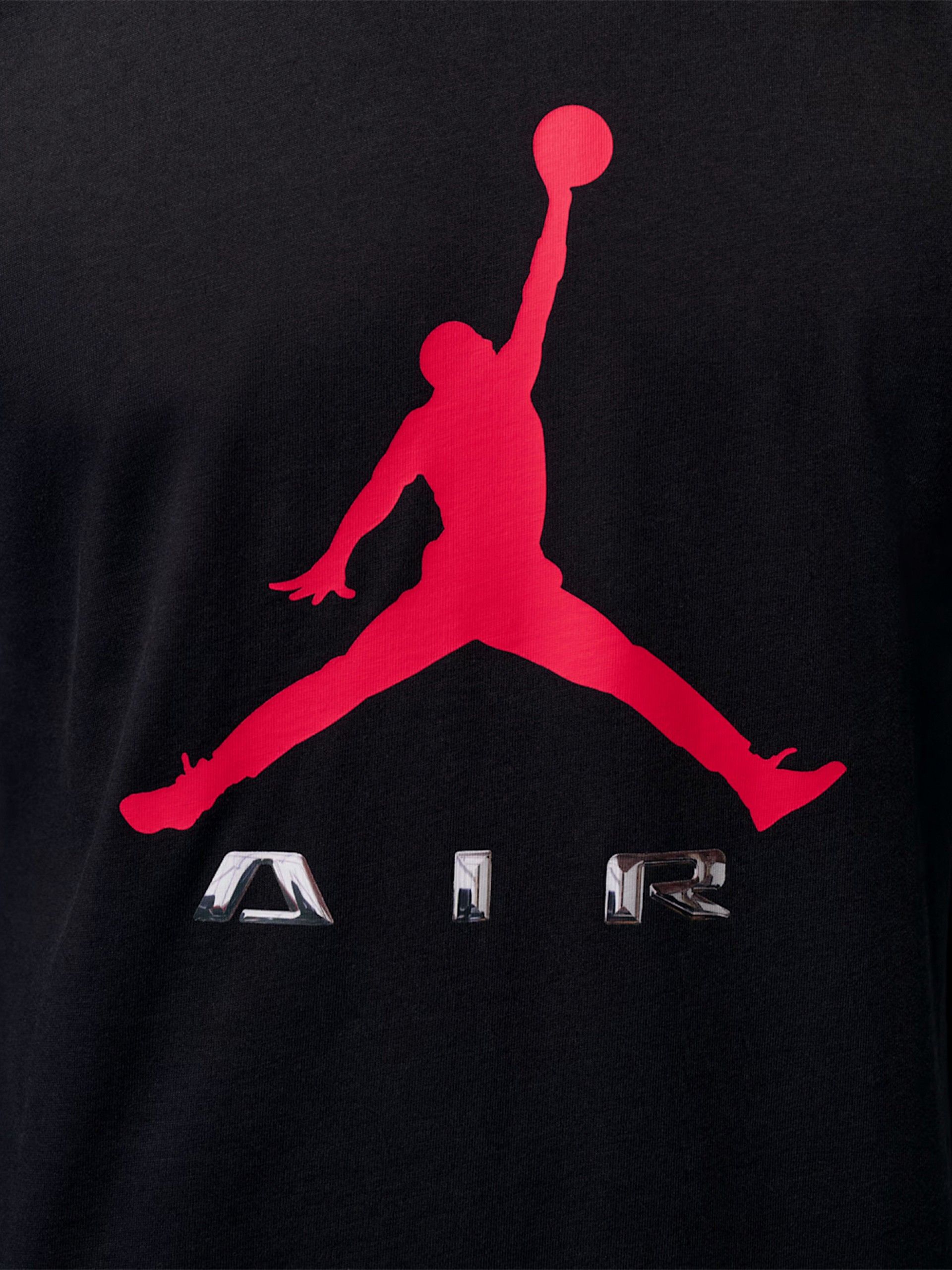 Nike Jordan Brooklyn Black and Red T-shirt For Men