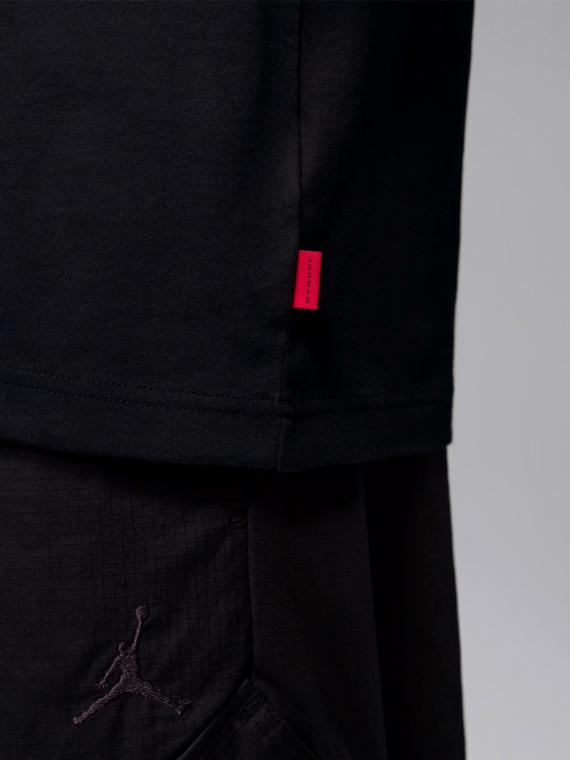 Nike Jordan Brooklyn Black and Red T-shirt For Men