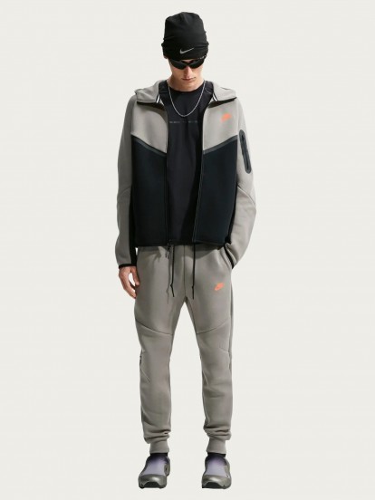 Cal�as Nike Tech Fleece Slim Fit Cinzentas Para Homem