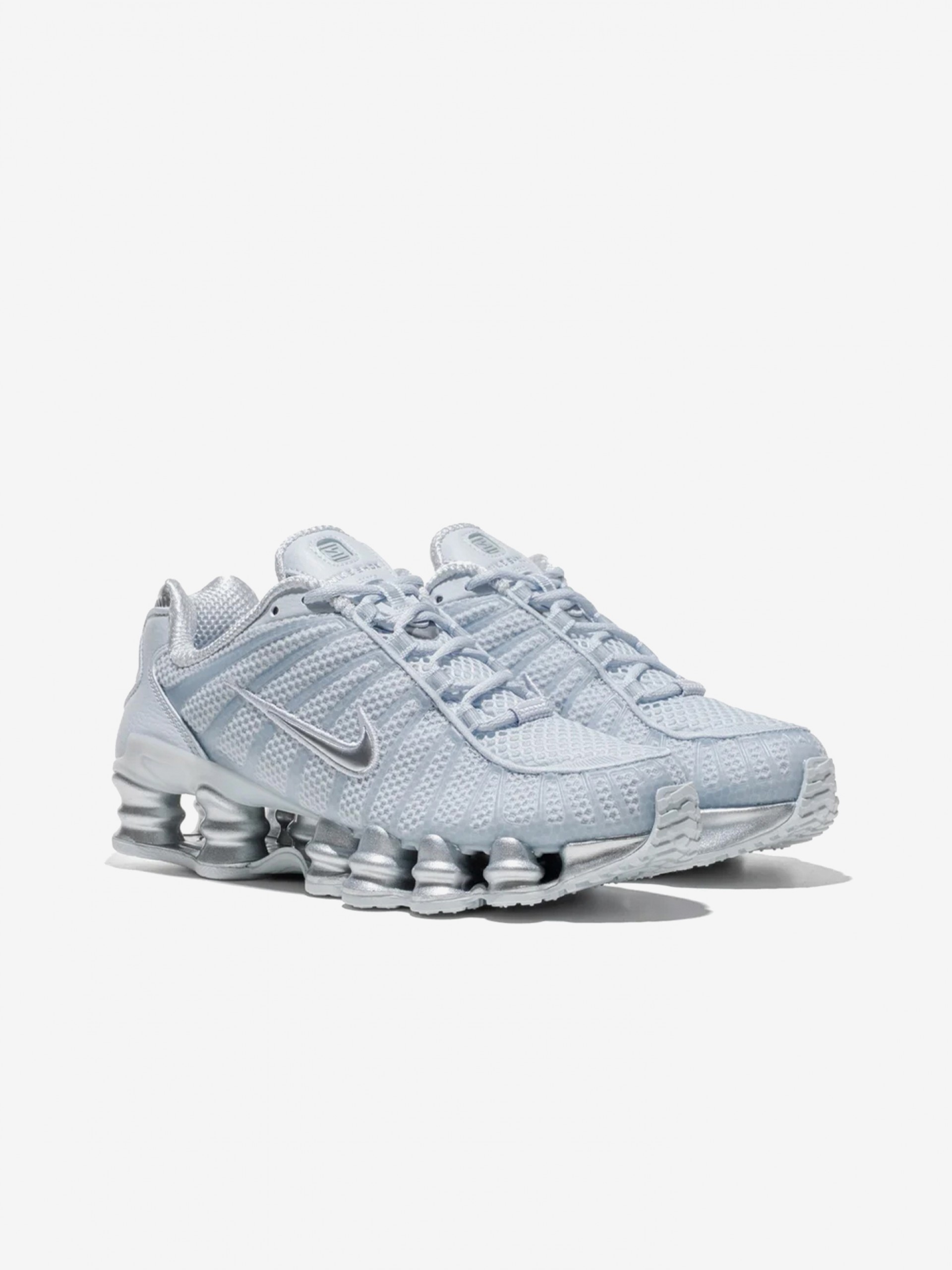 Nike Shox TL Grey and Blue Sneakers For Women