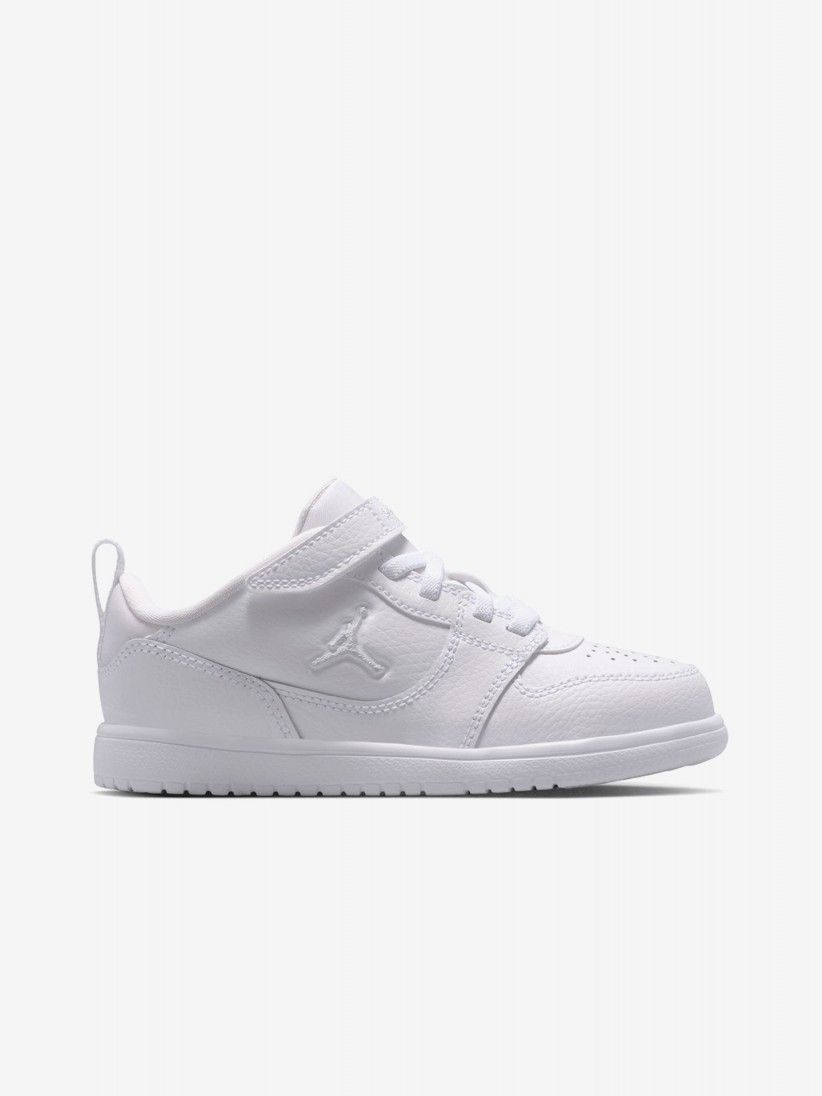 Zapatillas Nike Jordan Court Connect Low Blancas Para Niño Zapatillas Nike Jordan Court Connect Low Blancas Para Niño