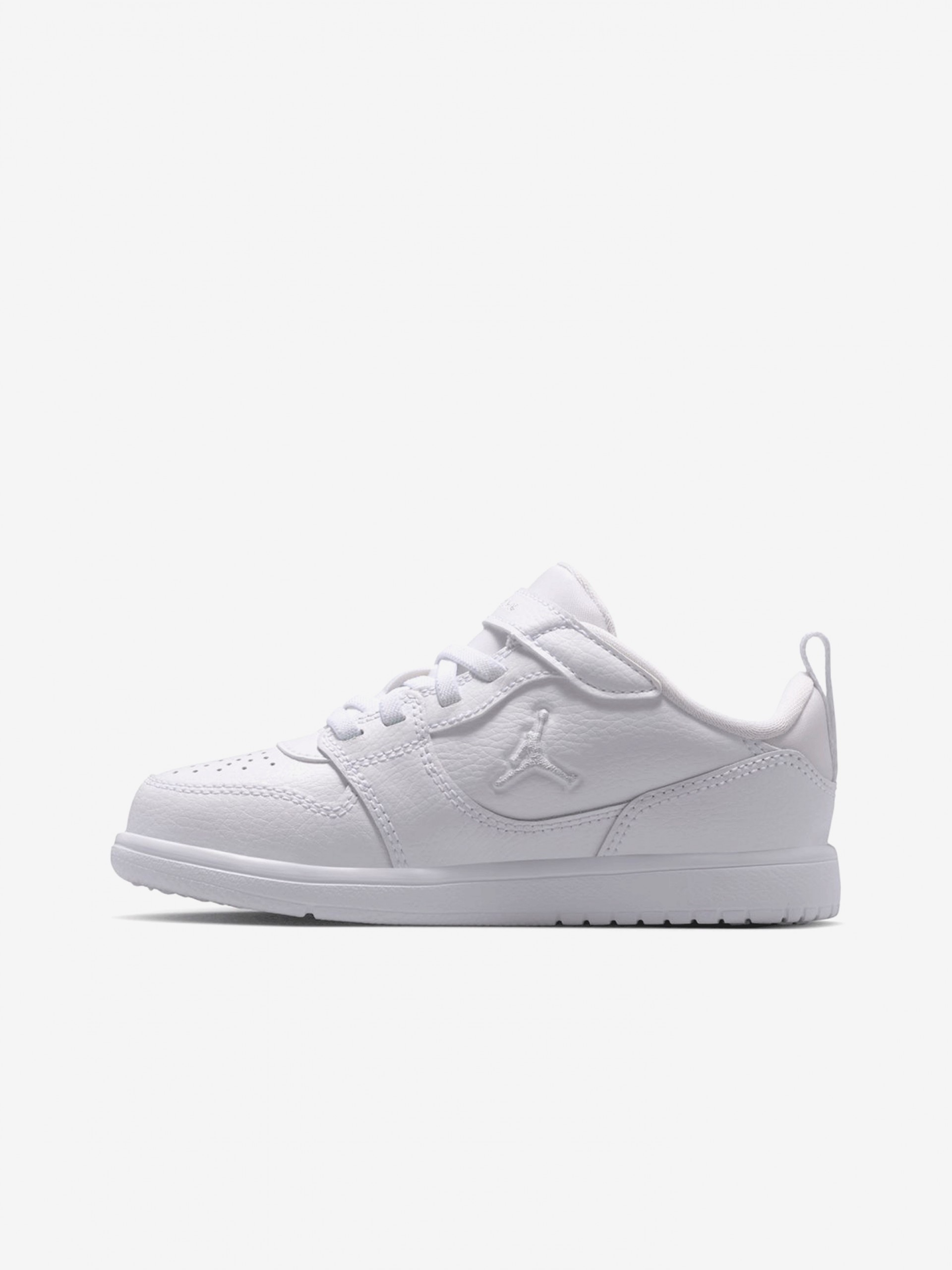 Sapatilhas Nike Jordan Court Connect Low Brancas Para Criança