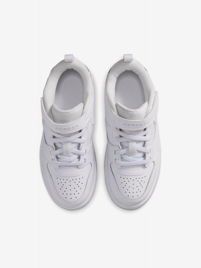Zapatillas Nike Jordan Court Connect Low Blancas Para Niño Zapatillas Nike Jordan Court Connect Low Blancas Para Niño