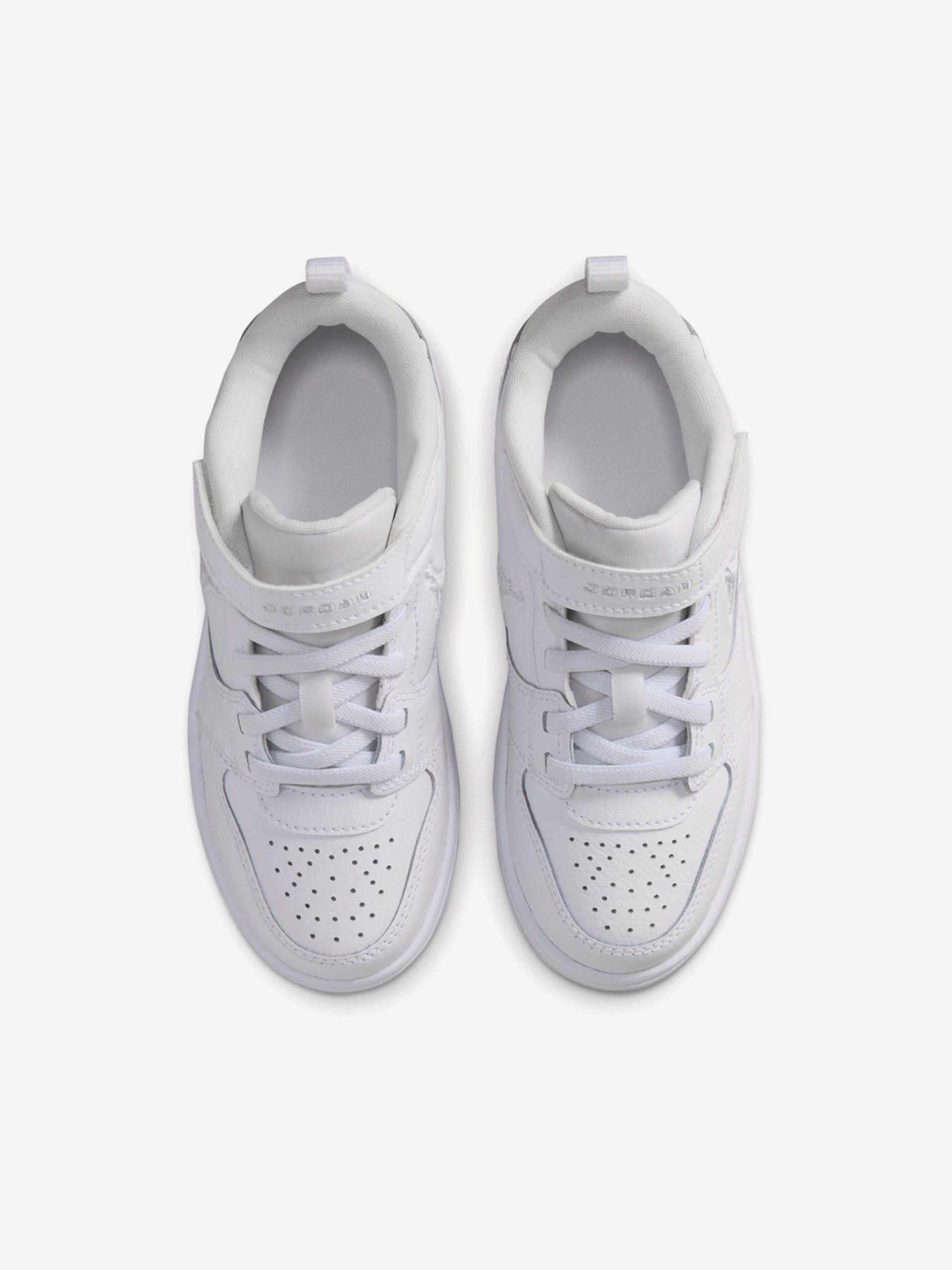 Sapatilhas Nike Jordan Court Connect Low Brancas Para Criança