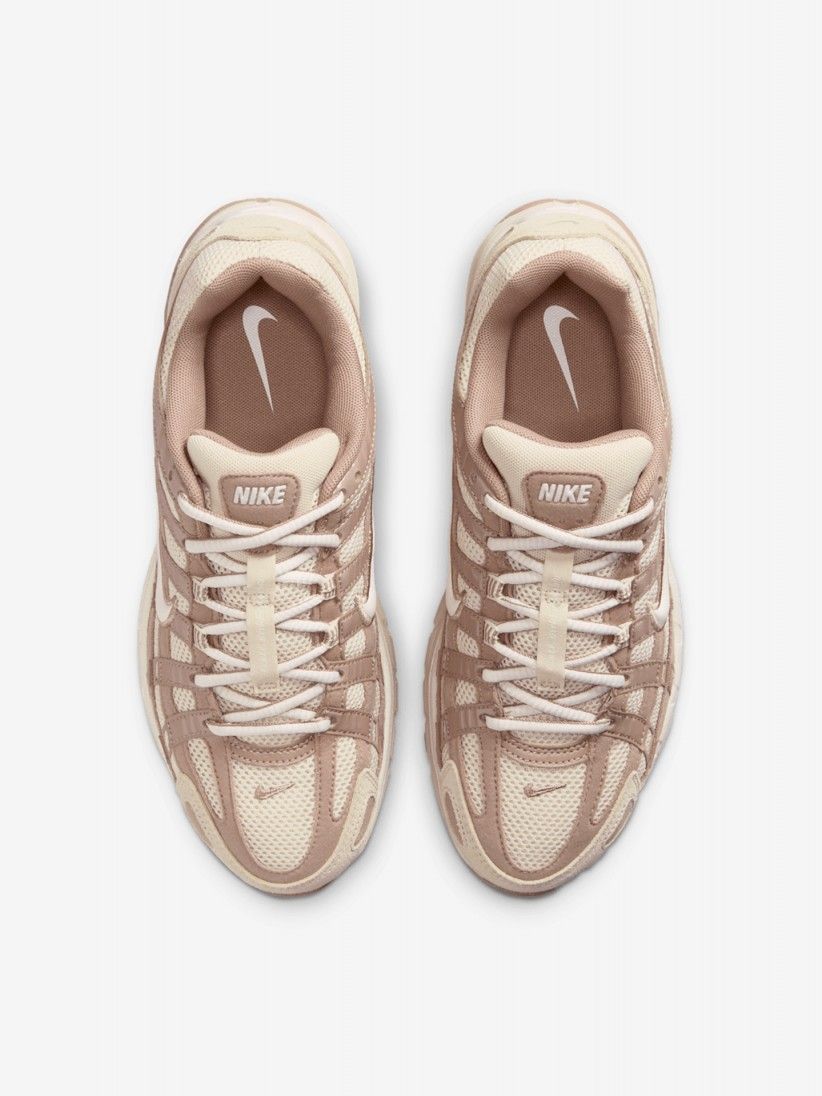 Zapatillas Nike P-6000 Beige y Marrones De Gamuza Para Mujer