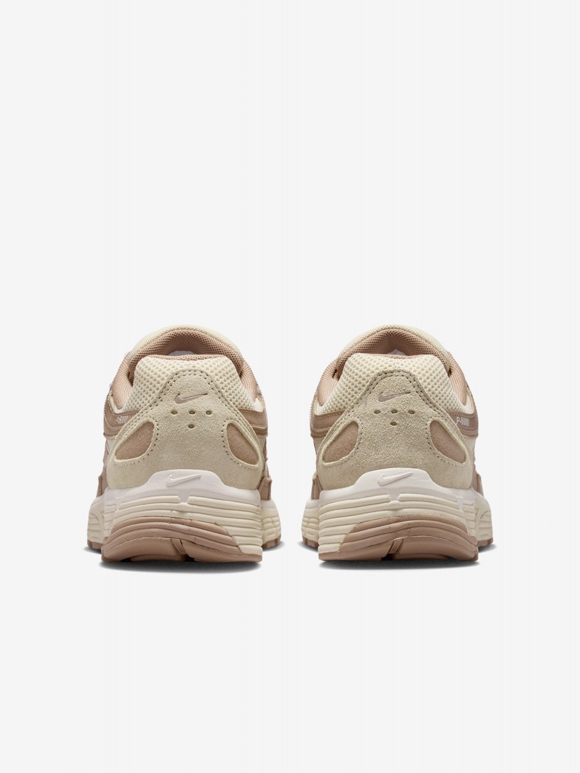 Zapatillas Nike P-6000 Beige y Marrones De Gamuza Para Mujer