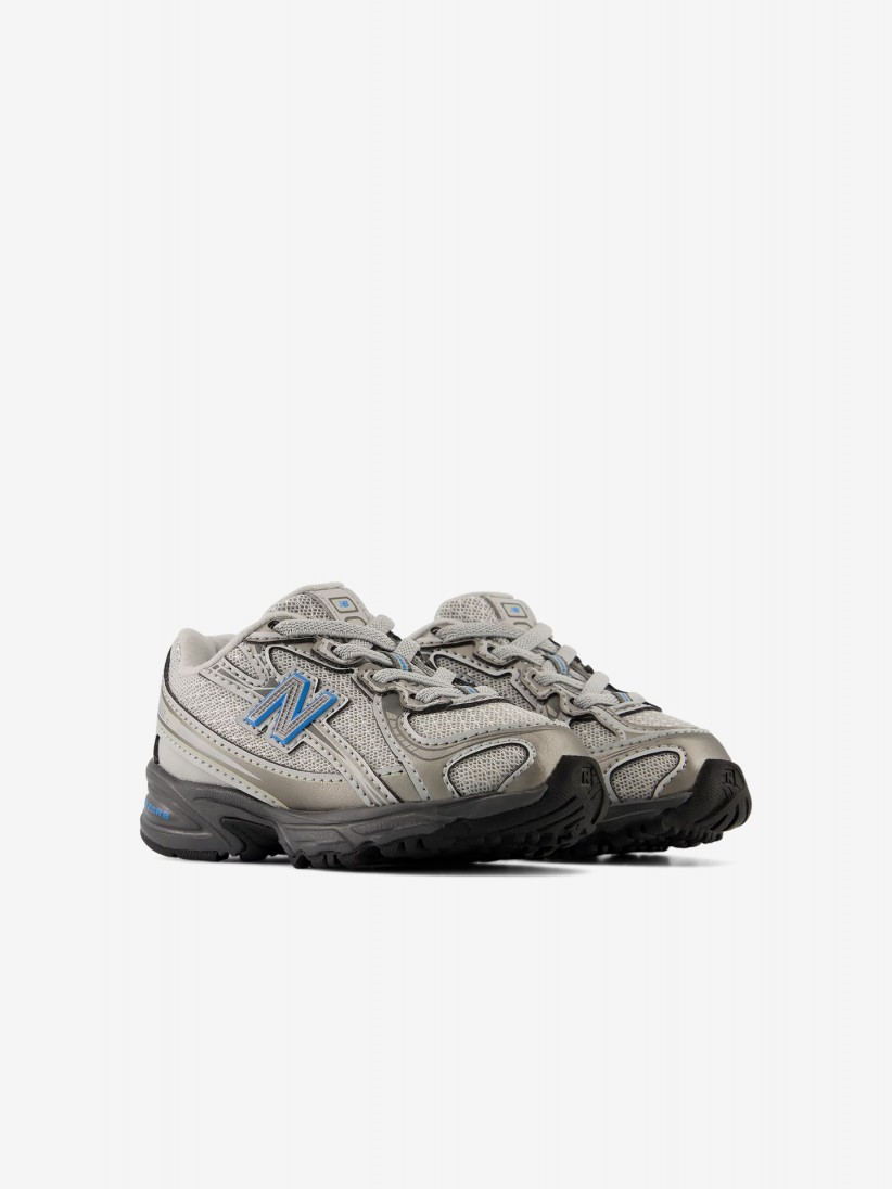 New Balance I740 V1 Grey and Blue Sneakers New Balance I740 V1 Grey and Blue Sneakers