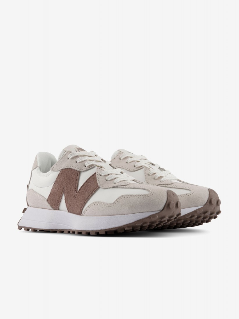Zapatillas New Balance W327 V1 Blancas, Beige y Marrones