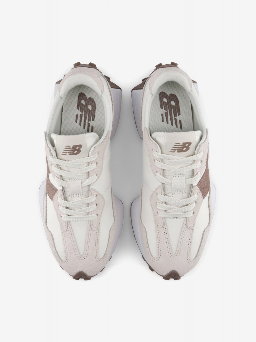 Zapatillas New Balance W327 V1 Blancas, Beige y Marrones