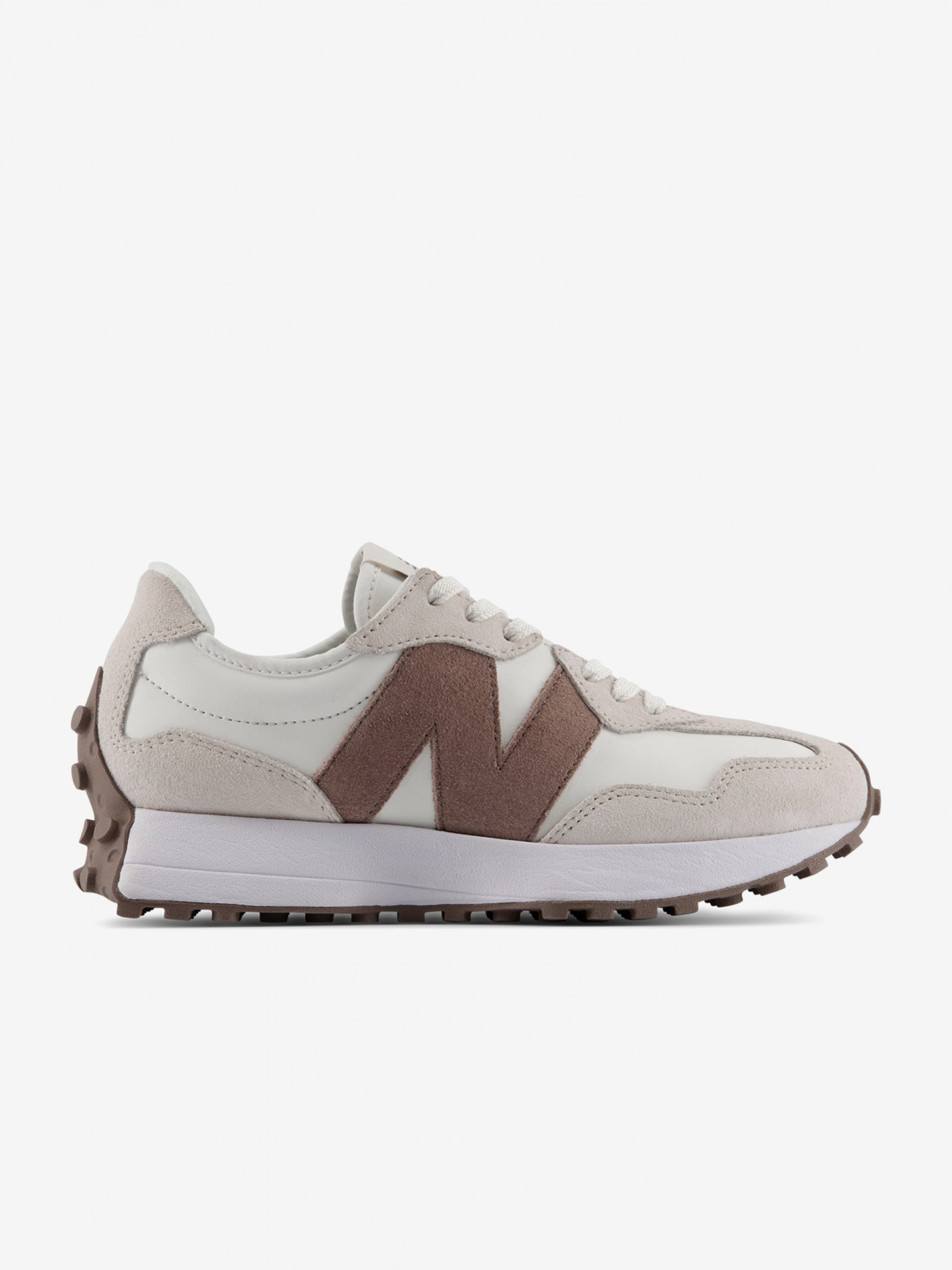 New Balance W327 V1 White, Beige and Brown Sneakers