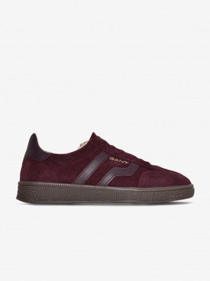 Gant Cuzima Burgundy Suede Sneakers For Women Gant Cuzima Burgundy Suede Sneakers For Women