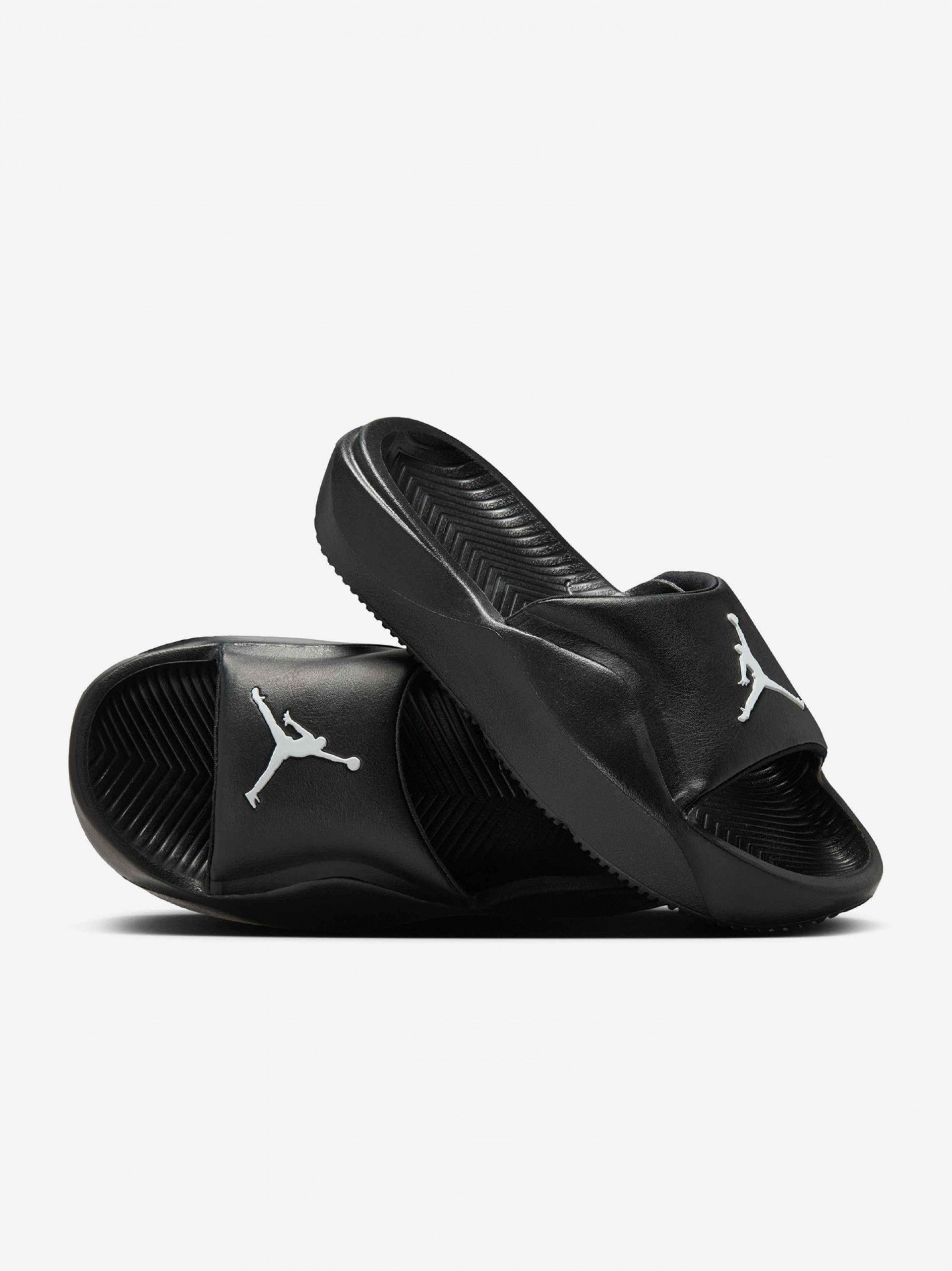 Chinelos Nike Jordan Franchise Pretos Júnior
