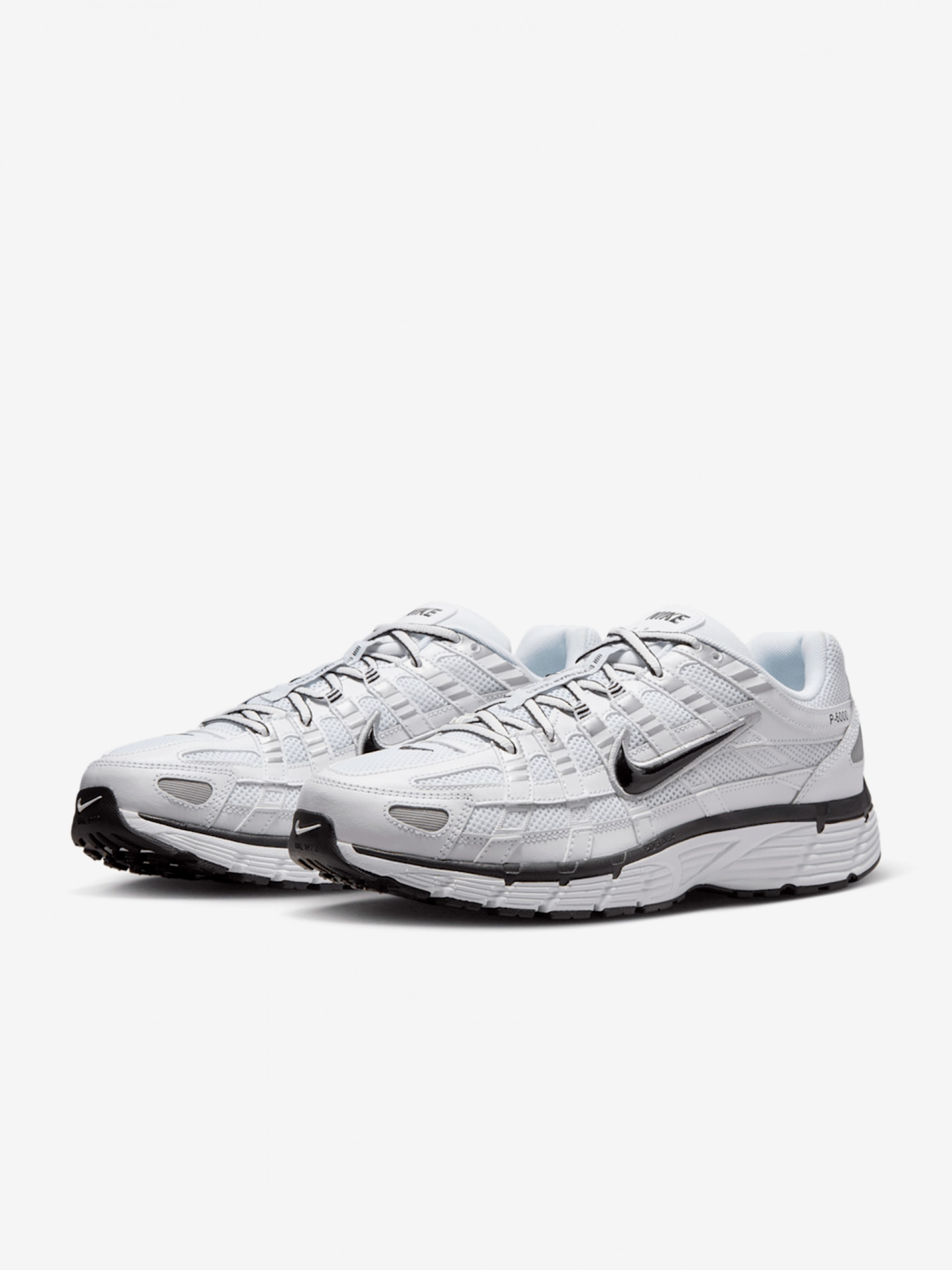 Nike P-6000 White and Black Sneakers For Men