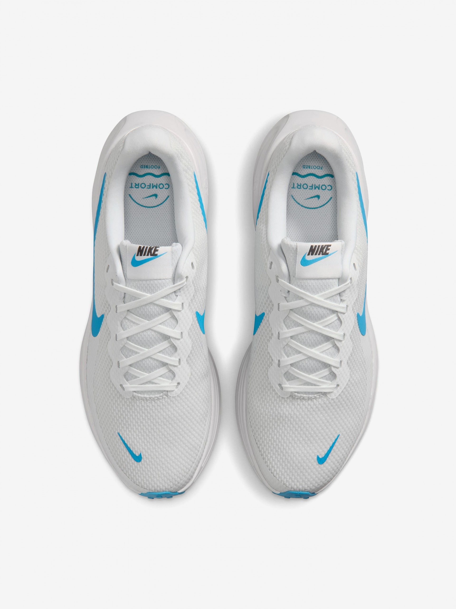 Sapatilhas de Running Nike Revolution 8 Brancas e Azuis Para Homem