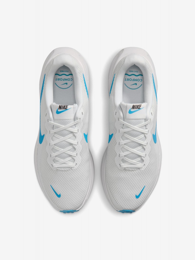 Sapatilhas de Running Nike Revolution 8 Brancas e Azuis Para Homem