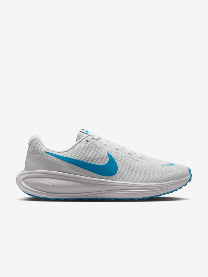 Sapatilhas de Running Nike Revolution 8 Brancas e Azuis Para Homem