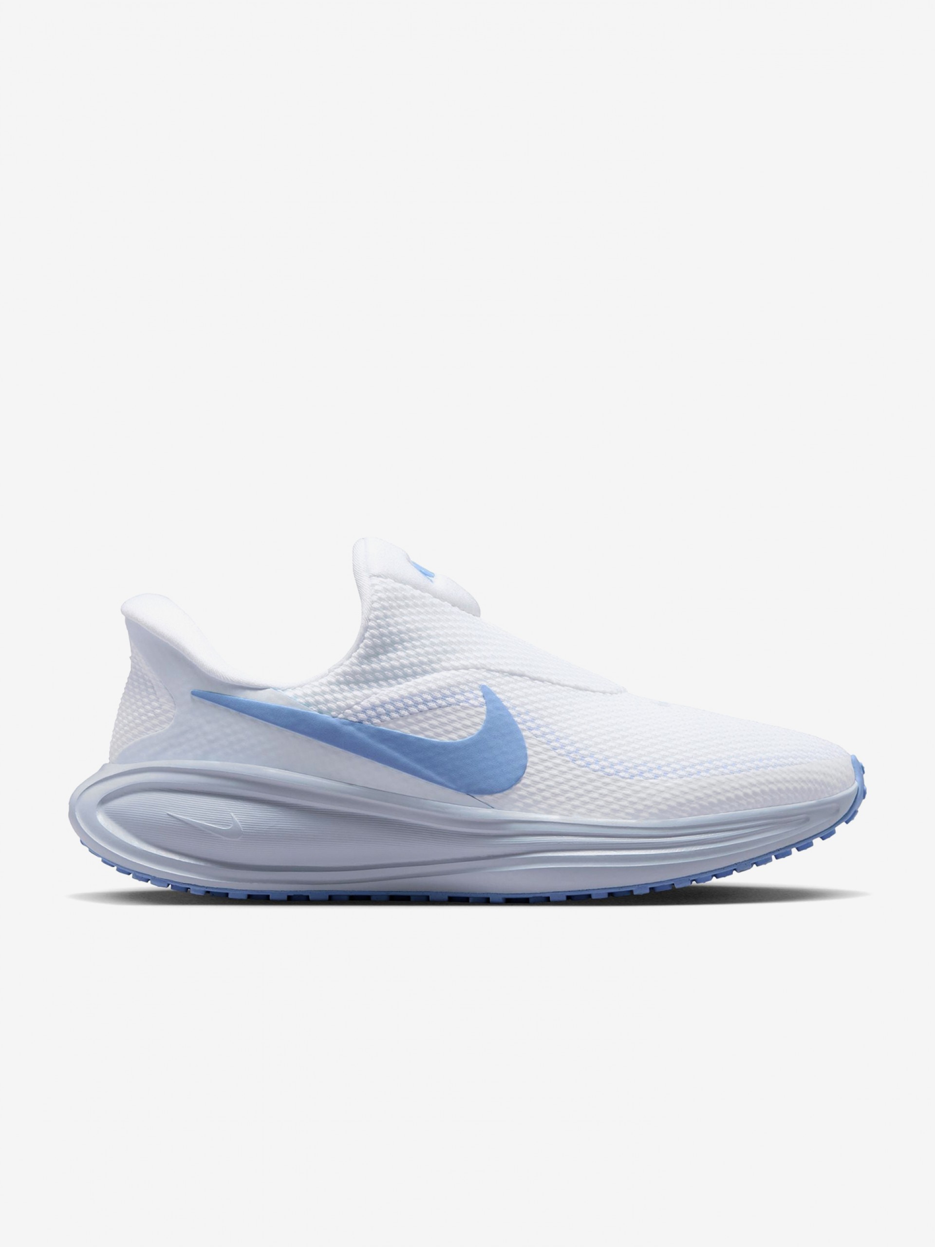 Nike Revolution 8 Easy-On White and Blue Running Trainers For Women