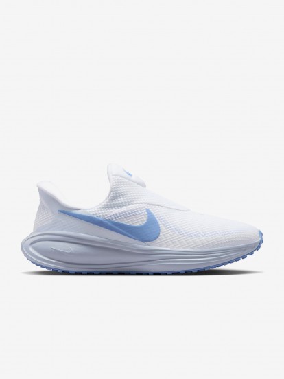 Sapatilhas de Running Nike Revolution 8 Easy-On Brancas e Azuis Para Mulher