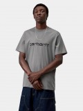 T-shirt Carhartt WIP Script Cinzenta T-shirt Carhartt WIP Script Cinzenta