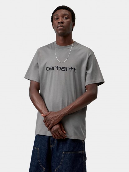 T-shirt Carhartt WIP Script Cinzenta