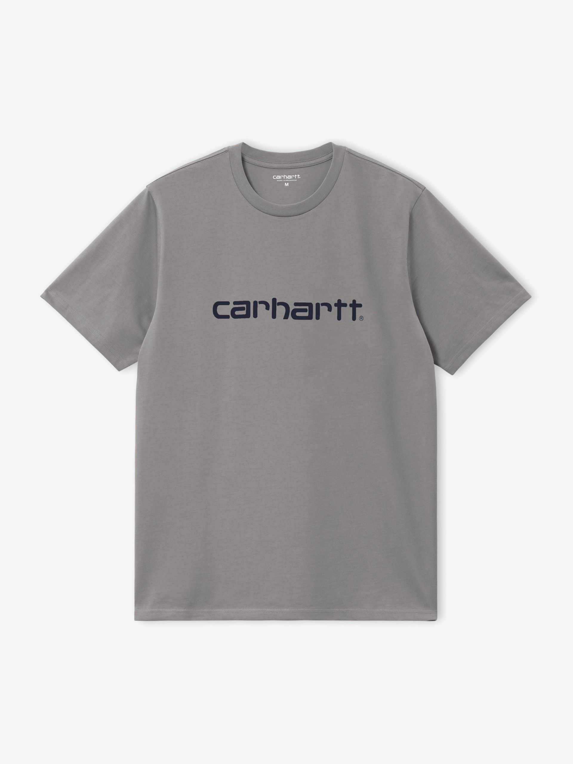 T-shirt Carhartt WIP Script Cinzenta
