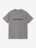 T-shirt Carhartt WIP Script Cinzenta T-shirt Carhartt WIP Script Cinzenta