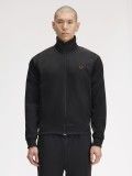 Fred Perry Contrast Tape Track Black Jacket Fred Perry Contrast Tape Track Black Jacket