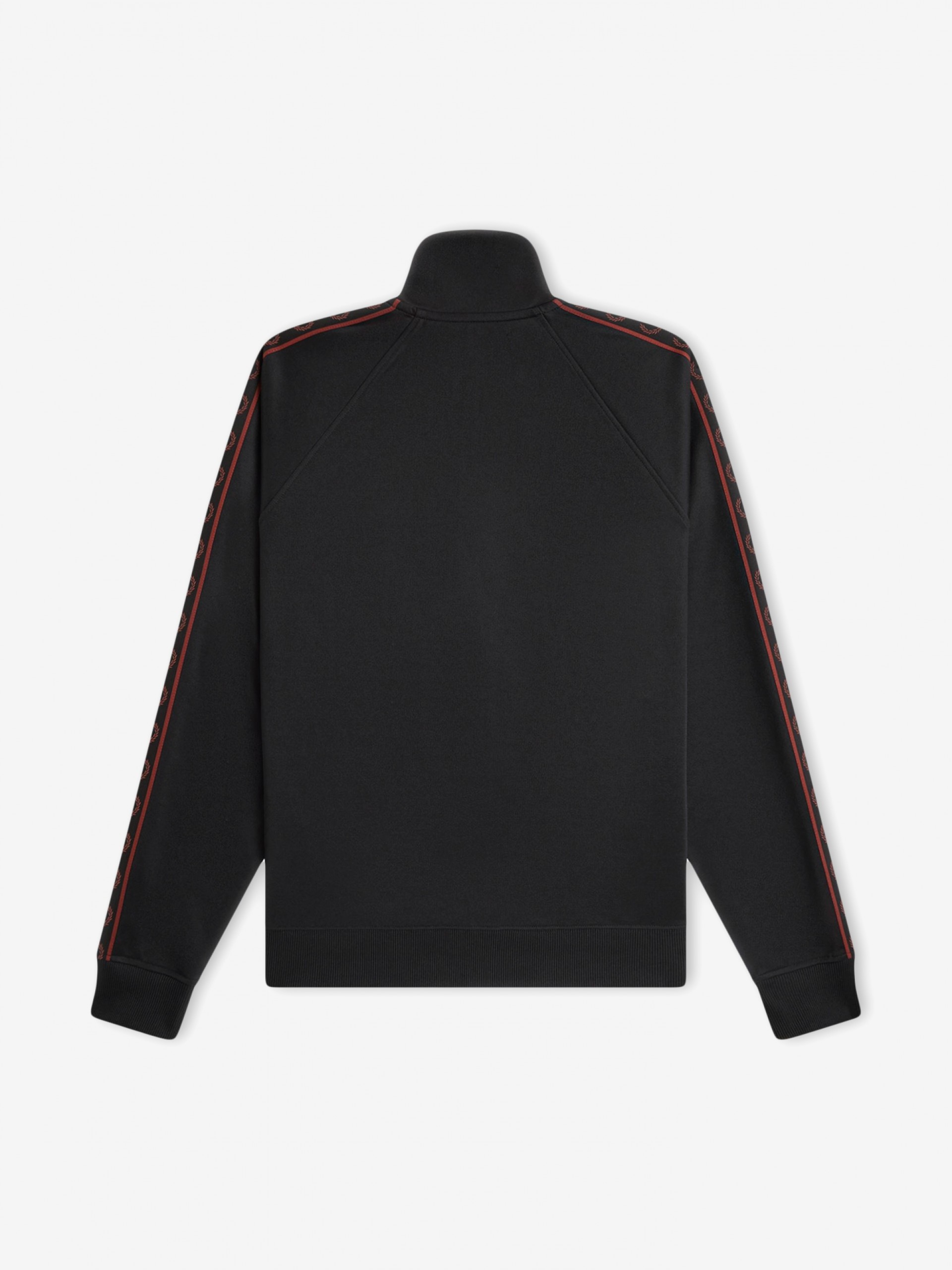 Fred Perry Contrast Tape Track Black Jacket