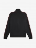 Fred Perry Contrast Tape Track Black Jacket Fred Perry Contrast Tape Track Black Jacket