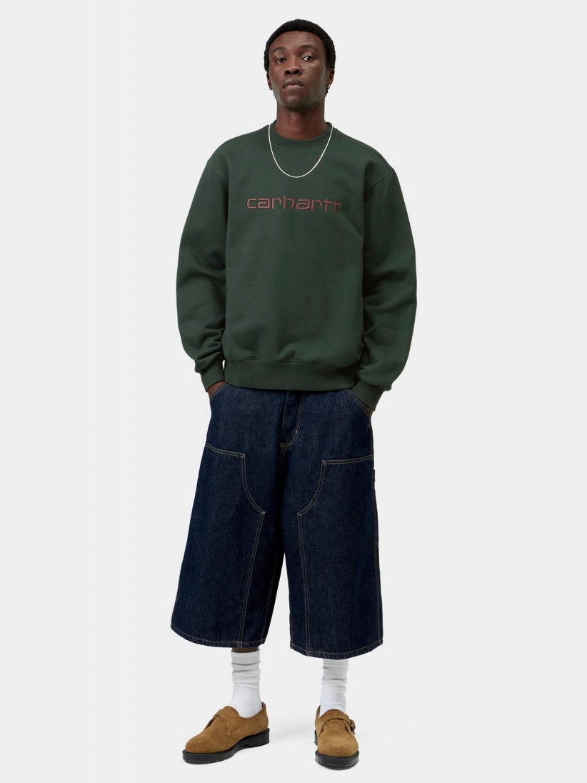 Camisola Carhartt WIP Sweat Verde Camisola Carhartt WIP Sweat Verde
