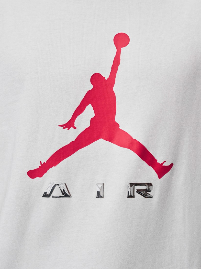 Nike Jordan Brooklyn White and Red T-shirt For Men Nike Jordan Brooklyn White and Red T-shirt For Men