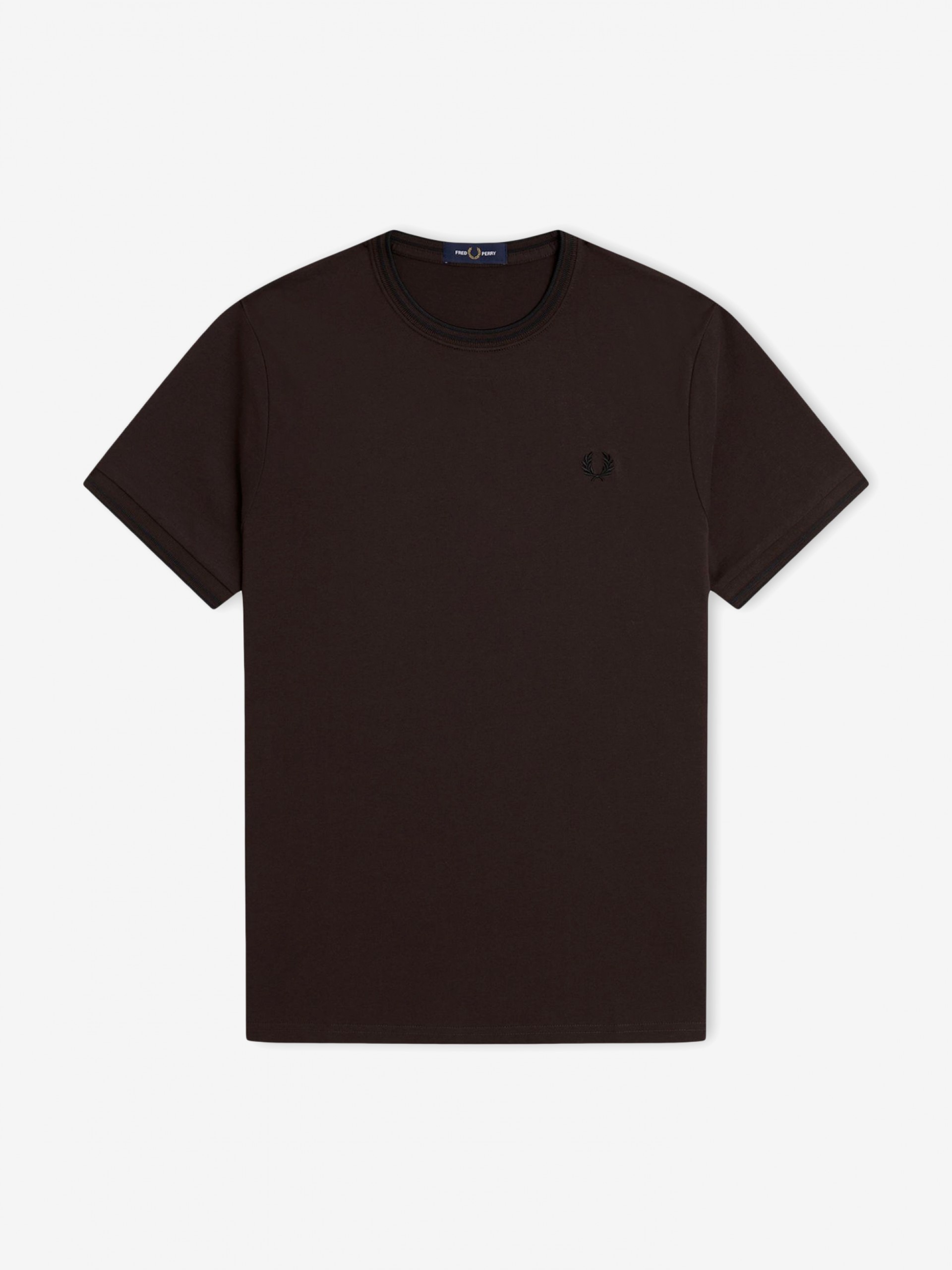 Camiseta Fred Perry Twin Tipped Marrón