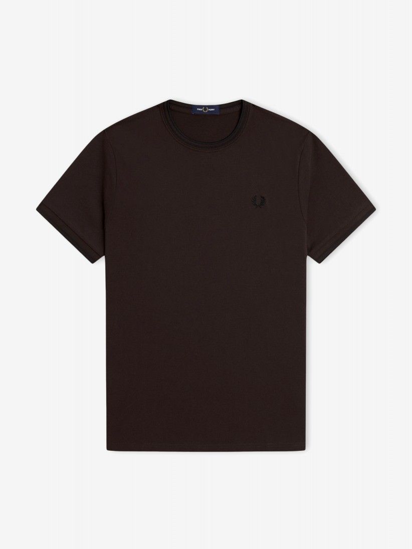 Fred Perry Twin Tipped Brown T-shirt Fred Perry Twin Tipped Brown T-shirt